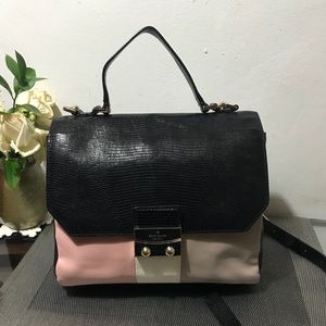 Kate Spade Violet Drive Stripe Kinslee Satchel